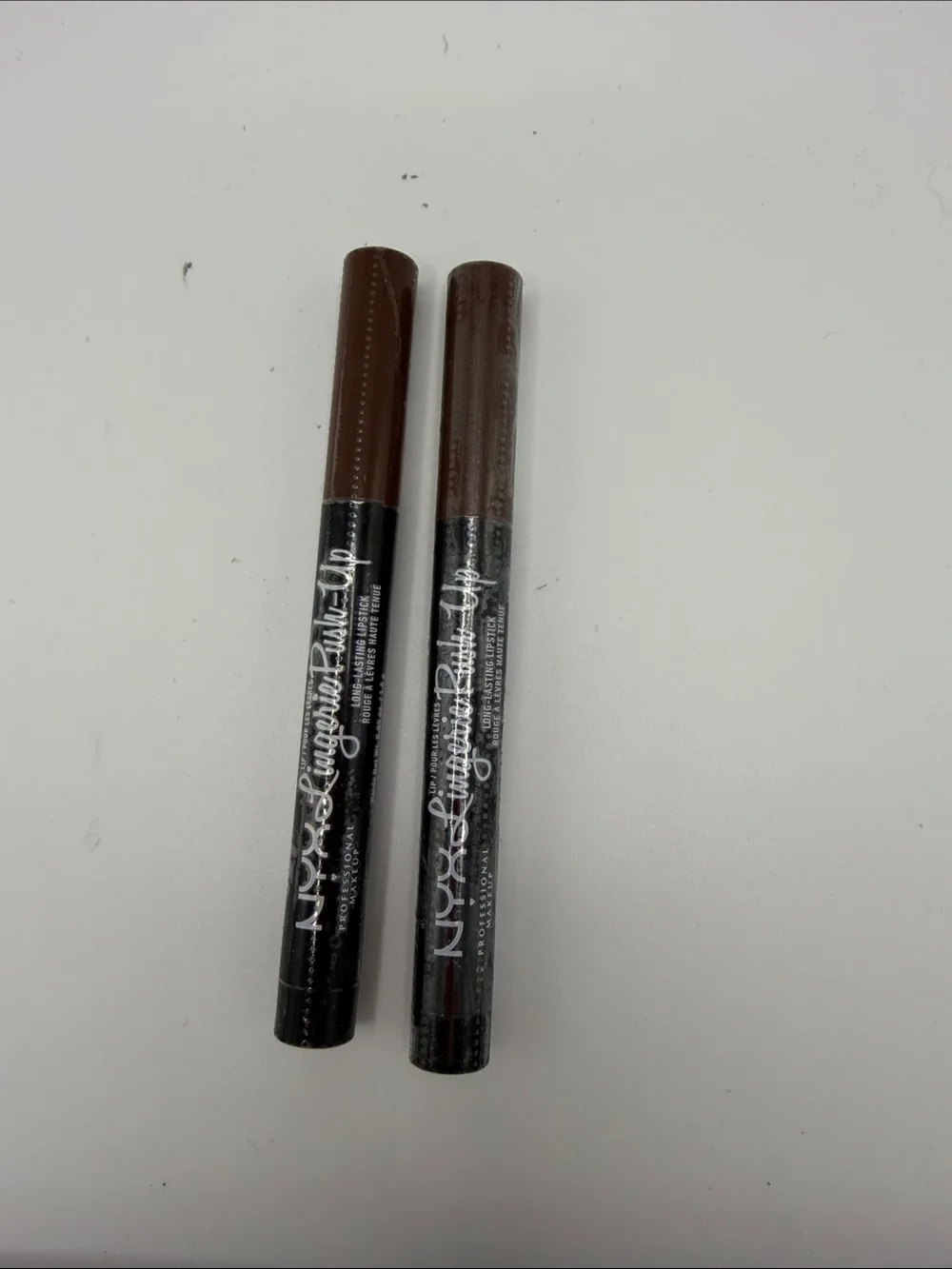 NYX Lingerie Push-up Slim Lipstick Sticks - Chocolate Brown Duo